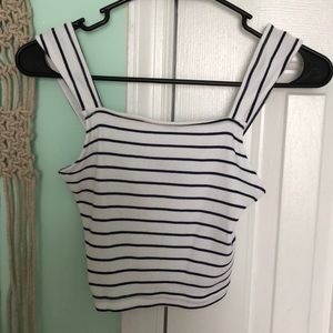 Cute striped crop top